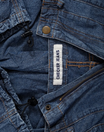 Къси панталони Checker Jeans