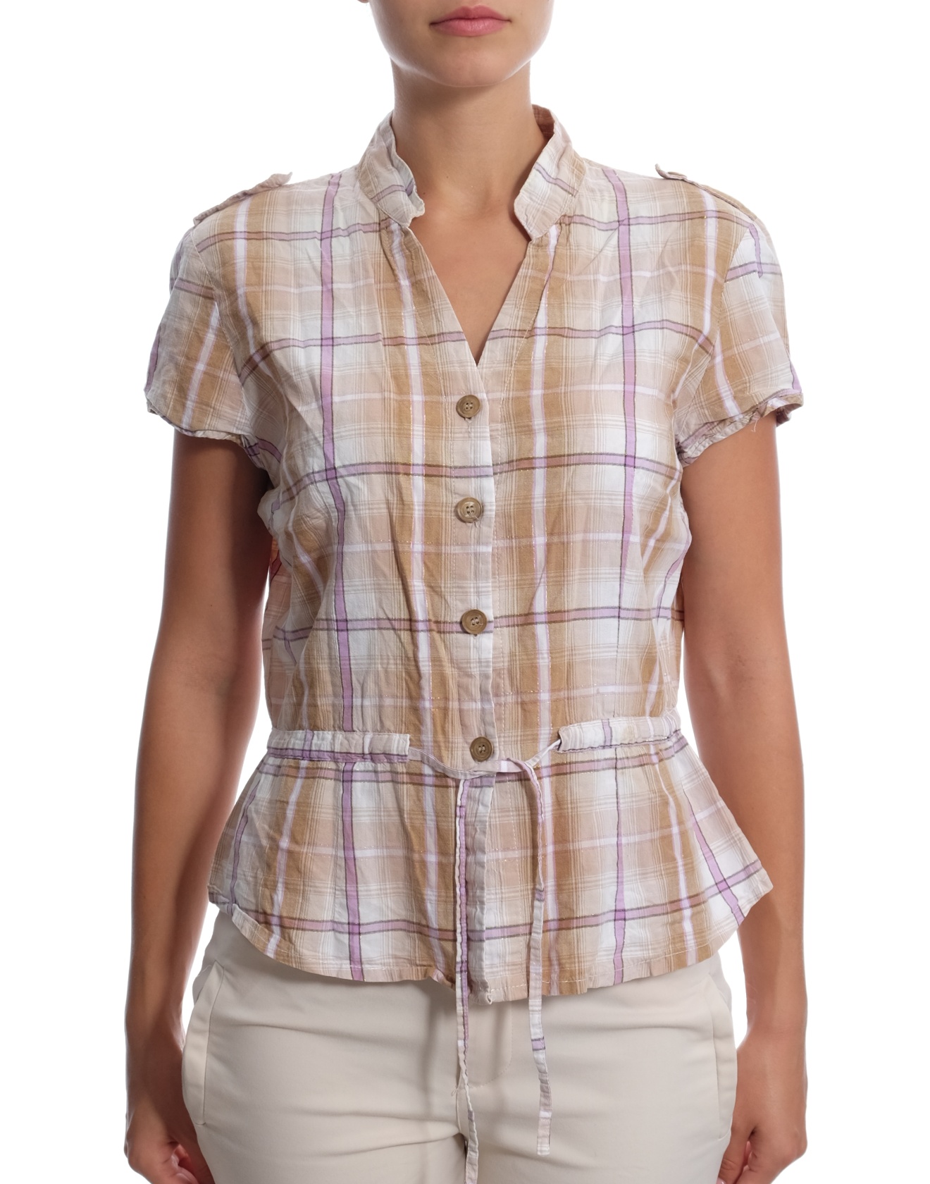 Дамска риза с къс ръкав Shanclan