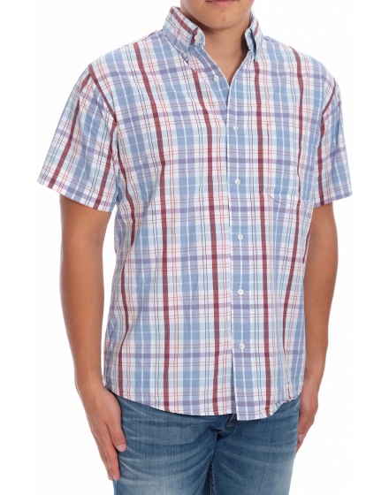 Мъжка риза с къс ръкав TCM