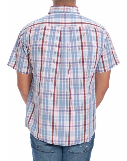 Мъжка риза с къс ръкав TCM