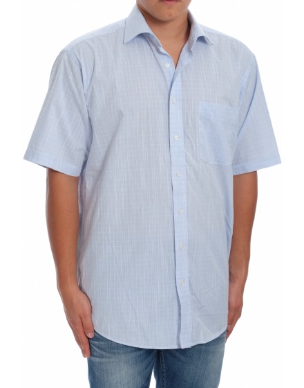 Мъжка риза с къс ръкав Angelo Litrico
