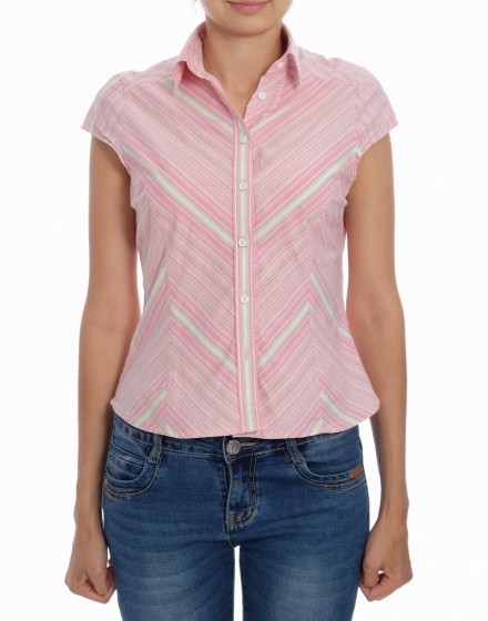 Дамска риза с къс ръкав H&M