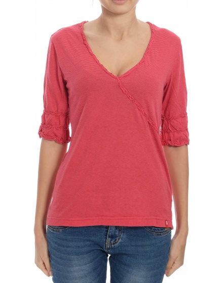 Дамска блуза с къс ръкав EDC by ESPRIT