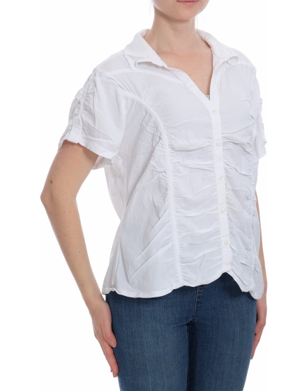 Дамска риза с къс ръкав