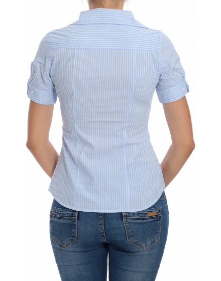 Дамска риза с къс ръкав Benetton