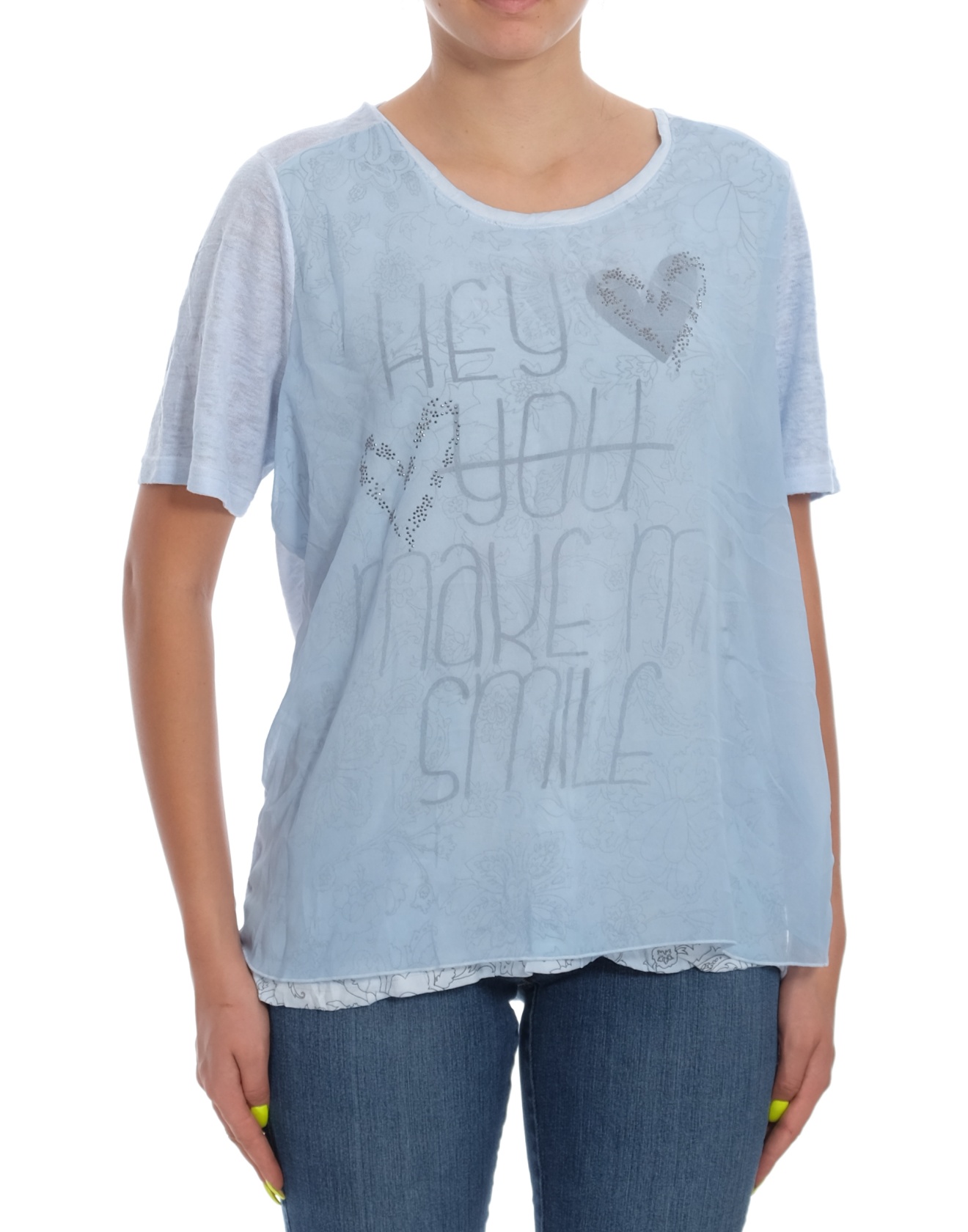 Дамска блуза с къс ръкав Fashion Highlight